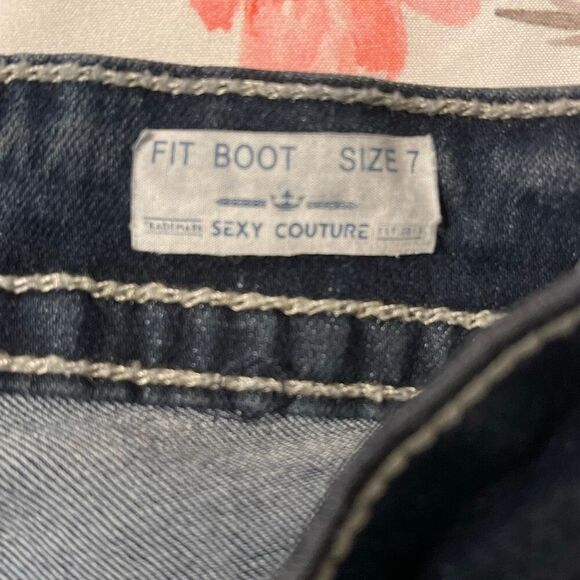 Sexy Couture Ladie’s Western/Cowgirl Pocket Bling Bootcut Jeans - Picture 11 of 13